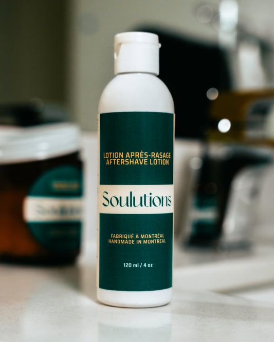 LOTION APRÈS-RASAGE (avec ACIDE SALICYLIQUE)